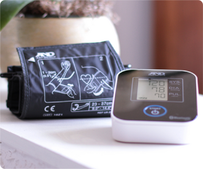 A&D Medical Wireless Upper Arm Blood Pressure Monitor